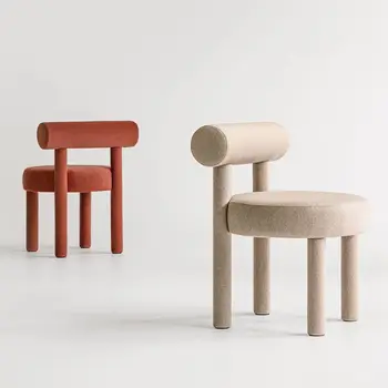Šiaurės Dizainerio Kūrybos Valgomojo Kėdės, Modernaus Minimalistinio Namo Atgal Kėdė Viešbutis Kėdė Restoranas Minkštas Krepšys Atgal Kėdė