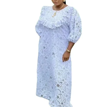 Nauja Afrikos Dashiki Mados Prarasti Siuvinėjimo Ilga Suknelė Afrikos Maxi Suknelė Moterims Afrikos Drabužius Elegantiškas Nėrinių Suknelės