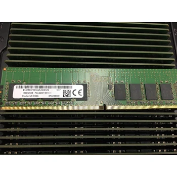 1PCS Serverio 16G Atminties 16 GB 2RX8 PC4-2400T DDR4 2400 DDR4 ECC MT RAM MTA18ASF2G72AZ-2G3B1ZG