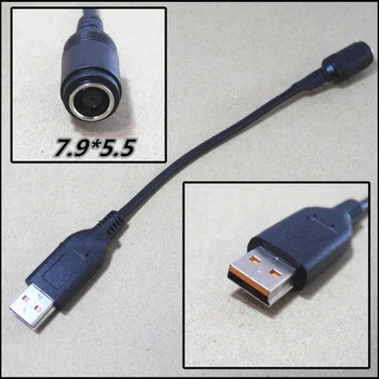 Naujas Nešiojamas KINTAMOSIOS srovės USB duomenų Kabelį DC Jack Įkrovimo Jungtis 