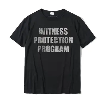 Liudytojų Apsaugos Programos Kostiumas Helovinas Vyrų T-Shirt Camisas Hombre Top Marškinėliai T Shirt Juokinga Medvilnės Hip-Hop Normalus Vyrai