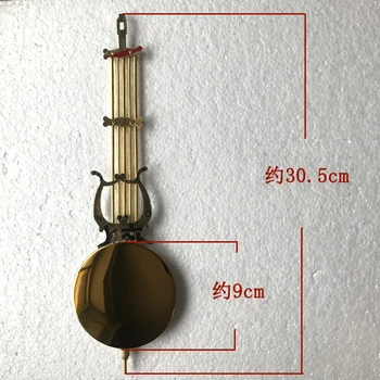 Aukso 30.5 cm Švytuoklės Senelis Laikrodžio Mechanizmas Mechaninis Sieninis Laikrodis Švytuoklinis Mechanizmas, Laikrodis Judėjimo Maquinaria De Reloj