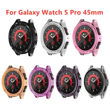 Laiko Skalė Žiedas Screen Protector Atveju, Samsung Galaxy Watch5 pro 45mm / Watch 5 pro TPU pilnos Apsaugos Padengti