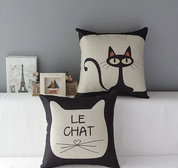 pagalvėlė kačių mesti pagalvės papuošti pagalvės užvalkalas namų dekoro coussin rubisafe de almofada decorativas cojines