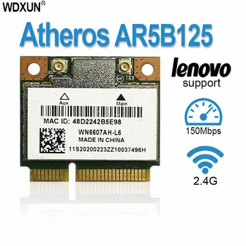 Atheros AR5B125 AR9485 Pusę Mini PCI-E Belaidžio ryšio kortelės lenovo G400 G500 G505 G410 G510 G510 Y410P