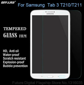  HD Grūdintas Stiklas, Skirtas Samsung Galaxy Tab 3 7.0 T210 T211 T215 P3200 P3210 Tablet Screen Protector Filmas