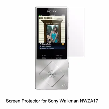 2vnt LCD PET Plėvelė Anti-Scratch/ Anti-Bubble / Touch Reaguoja Screen Protector Sony Walkman Muzikos Grotuvas 