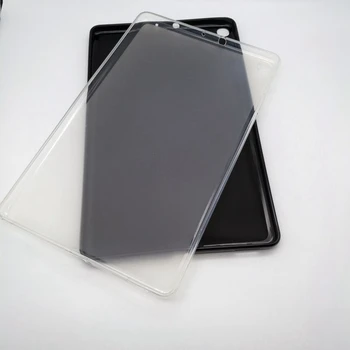 10vnt Silicio Gumos, Minkštos TPU Galinį Dangtelį Case for Samsung Galaxy Tab 10.1 2019 SM-T510 SM-T515 T510 T515 + Stylus Pen