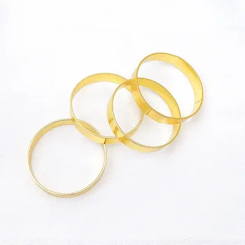 10vnt/daug Metalo ratas servetėlių žiedas paprastų servetėlių žiedas vestuvių viešbutis stalo servetėlių sagtis darbastalio apdaila