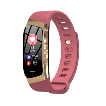 2023 E18 Smart širdies ritmą ir kraujo spaudimą, apyrankių spalvų ekrano anti-loss skambutį SMS priminimas Trajektorija judesio Karšto