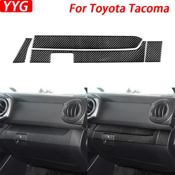 Toyota Tacoma 2015-2020 M. Anglies Pluošto pilotu, prietaisų Skydelio talpinimo Apdaila Padengti Automobilio Interjero Aksesuarai Lipdukas