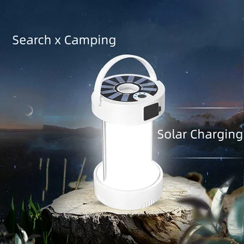 Kempingas, Lauko LED Šviesos Tipas-C Avarinis Saulės Įkrovimo Lemputė Daugiafunkcinis Palapinė Šviesos Žygiai Kelionės Žvejybos Flashlightg