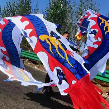 8 metrų Dragon Dance Kinų Naujųjų Metų Festivalis Šventė Etapo Veiklos Produktai Lauko Praktika Rekvizitai Tradicinių Šokių
