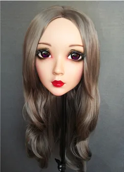 (GL Mo), Silikono Kigurumi Kaukė Naujovė BJD Doll, Helovyno Cosplay Moterys Vyrai Šaliai Vaidmuo Žaisti Crossdressing Anime Kaukė