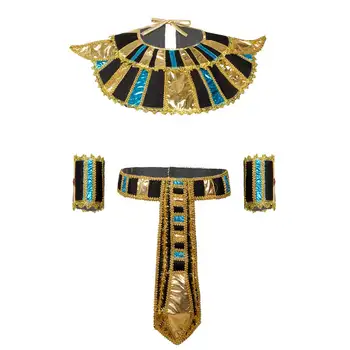 Egipto Kostiumų Priedai Egipto Diržo Egipto Apykaklės, Apyrankės Moterims, Vyrams, Cosplay Karalius Kobras Cukranendrių-Faraonas Drabužiai