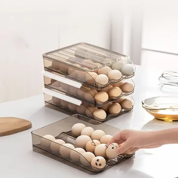 Virtuvės Organizatorius Namų Skaidrus Virtuvės Šaldytuve Kiaušinių Dėklas Kiaušinių Laikiklį Kiaušinių Laikymo Krepšį Kiaušinių Dėžutę