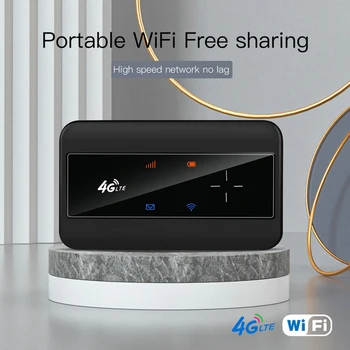 Bevielis Maršrutizatorius 2100mAh WiFi Modemas Hotspot 150Mbps Kišenėje WiFi Maršrutizatoriaus su Sim Kortelės Lizdą, Azijos Versija/ES Versija Tinklo Rinkinys