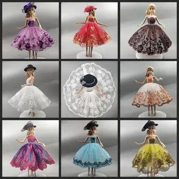 1/6 BJD Doll Drabužius Barbie Drabužių Gėlių Baleto Suknelės Barbie Lėlės Komplektus Princesė Suknelė 11.5