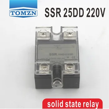 25DD SSR Valdymo įtampa 3~32VDC rezultatas 5~220VDC DC vienfazis (solid state relay 25A YHD2225D