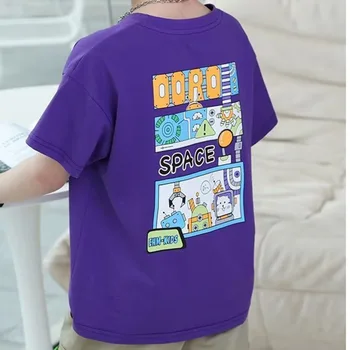 Shor Rankovės Ee Shir Marškinėliai T-shirts Kūdikių Vasaros T-shirt Korėja Vaikų Viršūnes Drabužius Tee Trumpas Berniukas Tees Vaikams Kūdikiams Ilgai