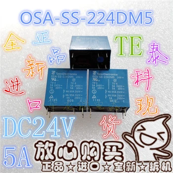 Visi Nauji OSA-SS-224DM5 Pristatymo 5A/250vac24vdc Relay HF42F-024-2HS