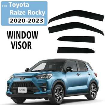 Toyota Raize Uolų 2020-2023 Langą Skydeliai Lietaus Apsaugas, Langai, Lietaus Reflektoriai Markizės Shield Ventiliacijos Guard Atspalvį Dangčio Apdaila